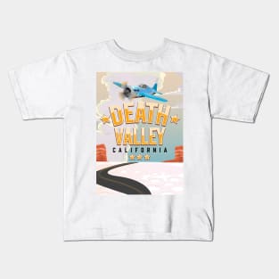 Death Valley California flight poster Kids T-Shirt